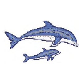 ONIX Delfines 3 Glasmosaik