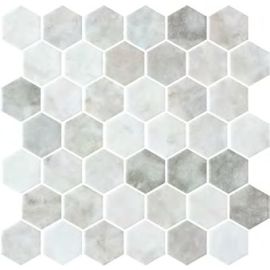 ONIX Hex XL Shabby Terra Matte Glasmosaik