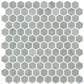 ONIX Hex Normatech Grey Matte Glasmosaik