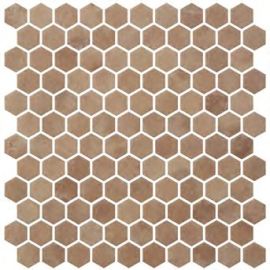ONIX Hex Clay Matte Glasmosaik