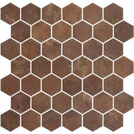 ONIX Hex XL Romana Matte Glasmosaik