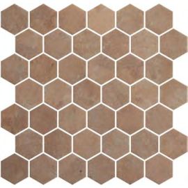 ONIX Hex XL Clay Matte Glasmosaik