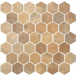 ONIX Hex XL Cottiva Barcino Matte Glasmosaik