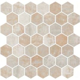 ONIX Hex XL Cottiva Pietra Matte Glasmosaik