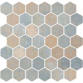 ONIX Hex XL Cottiva Mare Matte Glasmosaik