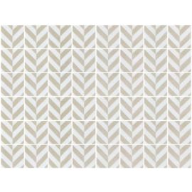 ONIX Penta Chevron Beige MS Glasmosaik