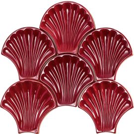 Artigiana Le Conchiglie 03 Porpora 15x15,5 cm glänzend
