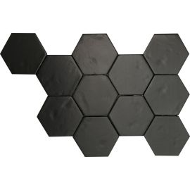 Artigiana Le Esagone 10 Nero 12,1x14 cm matt