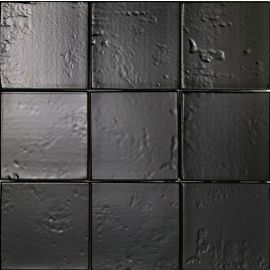 Artigiana I Quadrati 10 Nero 11x11 cm glänzend