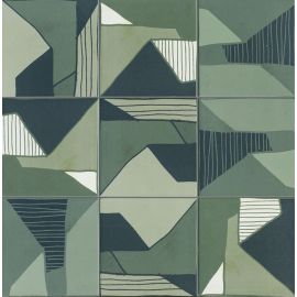 Sartoria Genesi Acqua Greens 15x15 cm Decor Mix matt