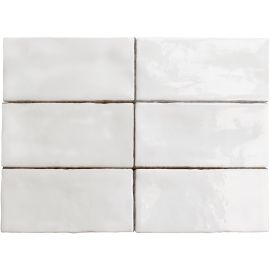 Sartoria Memorie Bianco Antico 6,5x13 cm glänzend