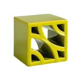 Artigiana Split Blend Deco Lime Green 11,8x11,7 cm glänzend