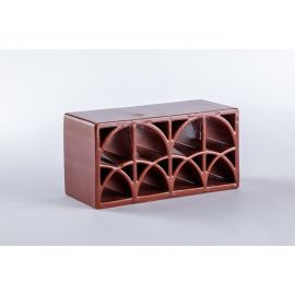 Artigiana Split Loop Red Brick 10,5x23,2 cm glänzend