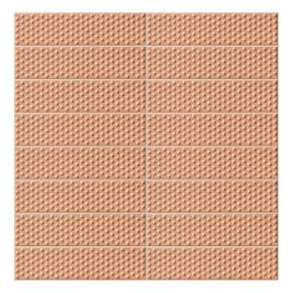 Sartoria Vibes Punch Mattone 6,2x25 cm glänzend